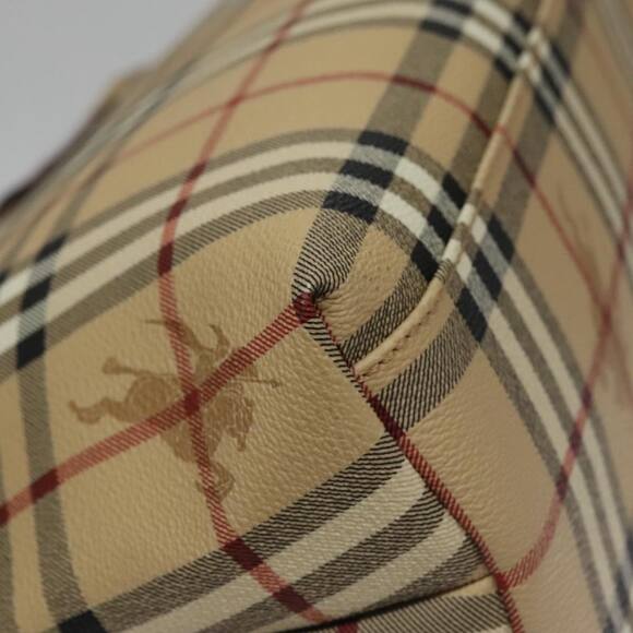 Burberry Nova Check Tote Bag Pvc Beige - Picture 16 of 16